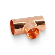 Тройник переходной под пайку 42 х 35 х 42 мм JINTIAN медный