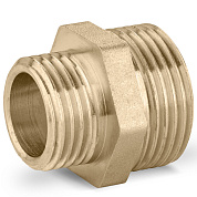 Ниппель резьбовой переходной DN40х32 Н 1 1/2" х Н 1 1/4" латунь LD Pride 
