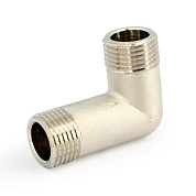 Угол резьбовой 1/2" НР разносторонний, никель UNI-FITT OPTIMAL (613N2211)