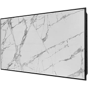 Панель отопительная 120 х 60 WHITE STONE SCT, белый гранит / черный корпус, STOUT (SCT-00WB-012060)