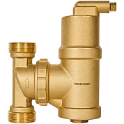 Сепаратор воздуха латунный поворотный ROMMER 1 1/4"