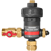 Сепаратор шлама c магнитом ROMMER 3/4" для настенных котлов