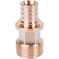 Муфта надвижная НР 20 х 3/4" REHAU RAUTITAN RX бронза