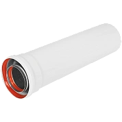 Удлинитель дымохода D = 80 х 125 мм., L = 500 мм. коаксиальный, ROMMER (RCA-8125-000500)