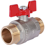 Кран шаровый ROMMER 1" НН - полный проход, бабочка 