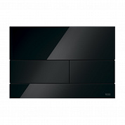 Стеклянная панель смыва TECEsquare черная панель, клавиши черные, для инсталляции, 150 x 220 x 11 мм 9240809