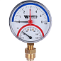 Радиальный термоманометр WATTS d=80 мм, до 120'С, до 6 бар F+R828
