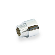 Удлинитель резьбовой 1/2” х 17,5 мм (ВН) EFFEBI, бронза - хром (B3526A0417C)