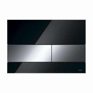 Стеклянная панель смыва TECEsquare черная панель, клавиши хром глянцевый, 150 x 220 x 11 мм Артикул 9240807