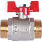 Кран шаровый ROMMER 1"1/4 НН - полный проход, бабочка 