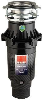 Измельчитель пищевых отходов McAlpine Perfect Grind, 550 Вт (0,75 л.с.), 2500 об/мин. Артикул WDU-3ASEU-CARB