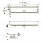 Комплект TECElinus 800х740 для монтажа дренажного канала “tile” и панелью “steel” 2 в 1