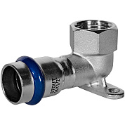 Угол 90° настенный под пресс 18 x 1/2" (ВР) с креплением, из нерж. стали STOUT (SSS-2011-001812)