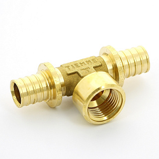 Тройник аксиальный-В UNI-FITT 20 х 1/2" х 20 Артикул 747G7270