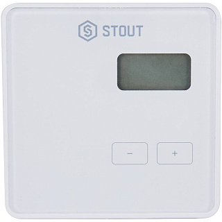 Регулятор проводной комнатный STOUT R-9b, белый (STE-0101-009001) Артикул STE-0101-009001