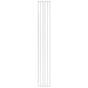Радиатор алюминий 6 секций STOUT Tonale 2000 универсальное подключение (белый RAL 9010)