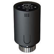 Головка умная термостатическая 2.4 GHz, STOUT Zigbee, управление через приложение Smart Life" чёрная