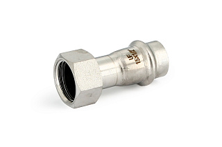 Вставка прессовая переходная 28 x 3/4" с наружней резьбой UNI-FITT для труб из нержавеющей стали Артикул 777S2830