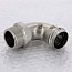 Угол пресс-Н 35x1"1/4 нержавеющая сталь Sanpress Inox VIEGA