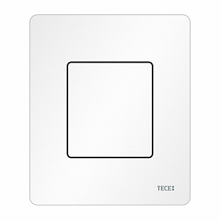 Металлическая панель смыва TECEsolid белая матовая, для инсталляции писсуара, 124 x 104 x 6 мм Артикул 9242433