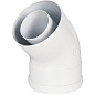Отвод дымохода 45° D=60/100 мм, ROMMER (RCA-6010-000045)