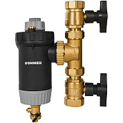 Сепаратор шлама поворотный с быстрой очисткой и магнитом ROMMER 1 1/4"