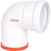 Отвод 90° D = 80 мм. сварной (мама/папа) (Ver. 2) ROMMER (RCA-0080-100090)