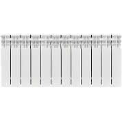 Радиатор биметал. 12 секций STOUT TITAN 350 боковое подключение (белый RAL 9016)