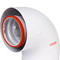 Первичный отвод 90° коаксиальный, D=60/100 (совместим с BOSCH) ROMMER (RCA-6010-240190)