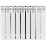 Радиатор биметал. 9 секций STOUT TITAN 500 боковое подключение (белый RAL 9016)