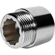 Удлинитель хромированный 1" х 25 STOUT (2600D8B102500B)