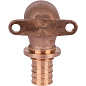 Водорозетка надвижная 25-Rp 3/4" REHAU RX корот. (бронза)