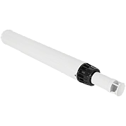 Труба дымохода D=60/100, L=750 мм с оконечником, антилед ROMMER (RCA-6010-001751)