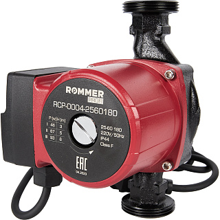 Насос циркуляционный Rommer Profi 25/60-180 мм, для систем отопления RCP-0004-2560180 - 