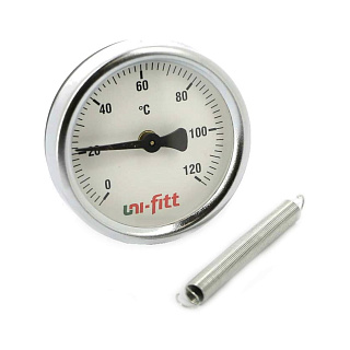 Термометр накладной 63 мм UNI-FITT с пружиной Артикул 320P4030