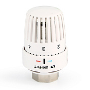 Термостатическая головка S, M30х1,5, белая UNI-FITT