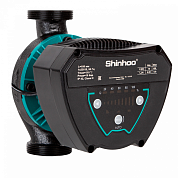 Насос циркуляционный энергоэффективный Shinhoo MEGA 25-12 с гайками