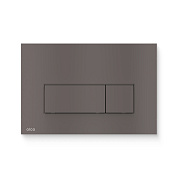 Кнопка смыва Alcaplast, пластик, GUN METAL - матовый (M57-GM-M) M57-GM-M