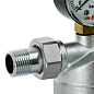 Фильтр магистральный промывной UNI-FITT 1/2" х 3/4" с редуктором, слив. шаровым краном и манометром