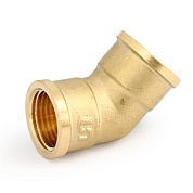 Угол резьбовой 45° (ВР) 1/2" латунь UNI-FITT OPTIMAL (641G2201)