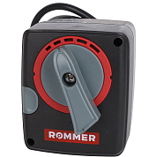 Сервопривод ROMMER 24V для смесительных клапанов, регулировка по сигналу 0-10V, 120сек/90°