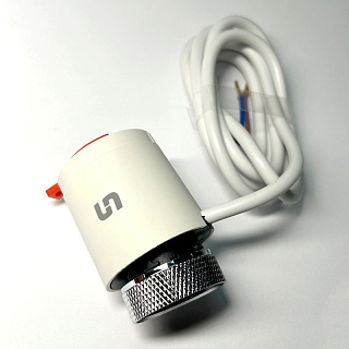 Привод термоэлектрический 230 В нормально закрытый, белый, кабель 1 м UNI-FITT 465W1000