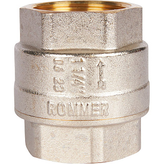 ROMMER 1" 1/4 Клапан обратный пружинный муфтовый с металлическим седлом Артикул RVC-0001-000032