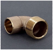 Угол 90° переходной пайка - НР 22 x 3/4" JINTIAN бронза
