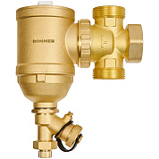 Сепаратор шлама поворотный латунный с магнитом ROMMER 1 1/4"