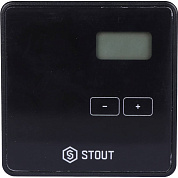 Регулятор проводной комнатный двухпозиционный STOUT ST-294v1, черный (STE-0101-029412)