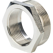 Футорка редукционная НВ 2" х 1" 1/2 STOUT, латунь - никель (260044N201400B)