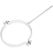 Хомут D=125 мм с набором крепежа к стене для коаксиального дымохода, ROMMER (RCA-8125-000103)