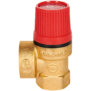 Предохранительный клапан 1/2 x3/4 ROMMER для отопления 3 бар