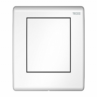 Металлическая панель смыва TECEplanus белая глянцевая, для инсталляции писсуара, 120 x 100 x 12 мм Артикул 9242314